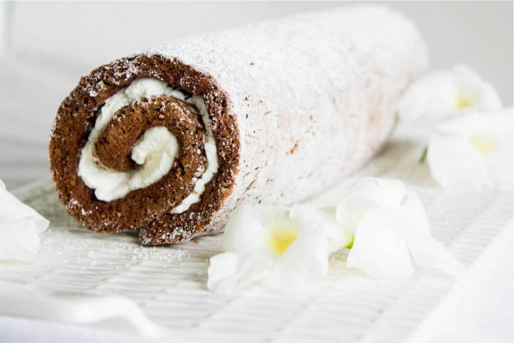 DECADENT CHOCONUT ROULADE recipe by aariafoods
