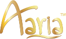 Aariafoods golden logo
