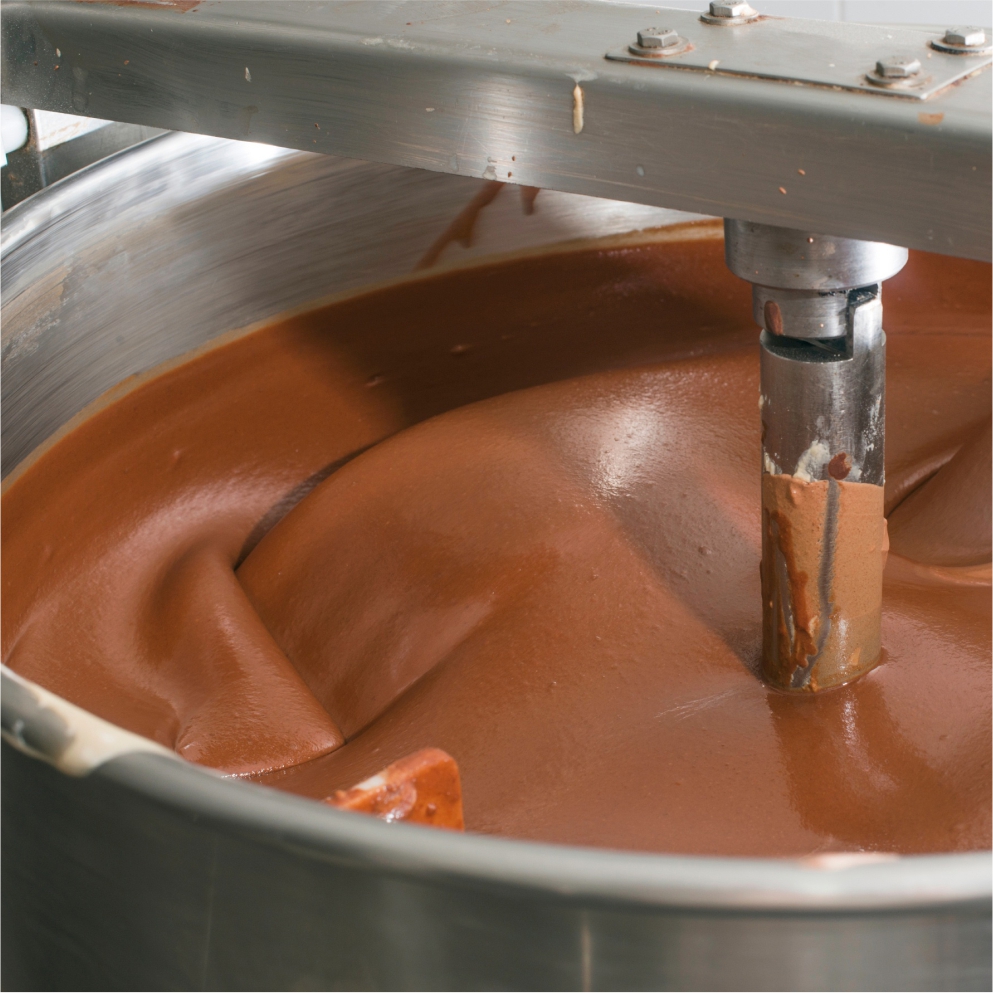chocolate shape in machine